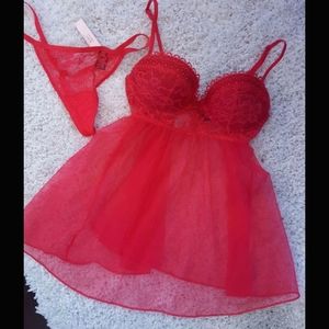 Victoria's Secret Babydoll 32C Lingerie Teddy